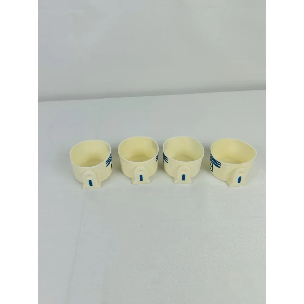 Disney Star Wars R2-D2 Cupcake Baking Pan Silicone Molds Set of 4 Cream Blue